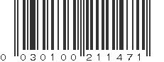 UPC 030100211471