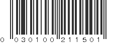 UPC 030100211501