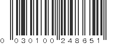 UPC 030100248651