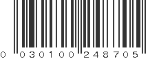 UPC 030100248705