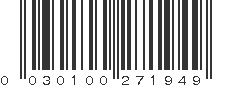 UPC 030100271949