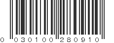 UPC 030100280910