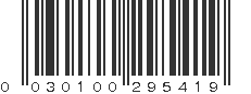 UPC 030100295419