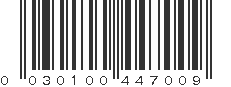 UPC 030100447009