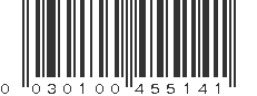 UPC 030100455141