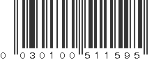 UPC 030100511595