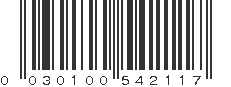 UPC 030100542117