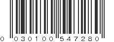 UPC 030100547280