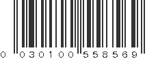 UPC 030100558569