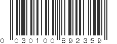 UPC 030100892359