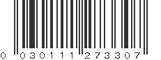 UPC 030111273307