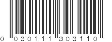 UPC 030111303110