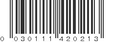 UPC 030111420213