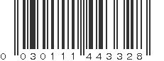 UPC 030111443328