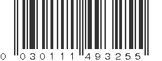 UPC 030111493255