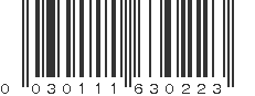 UPC 030111630223