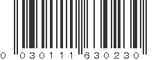 UPC 030111630230