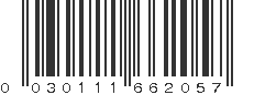 UPC 030111662057