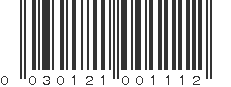 UPC 030121001112