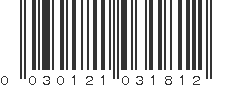 UPC 030121031812