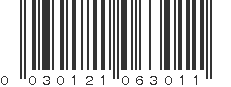 UPC 030121063011