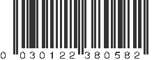 UPC 030122380582