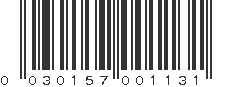 UPC 030157001131