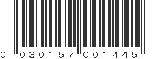 UPC 030157001445