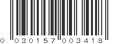 UPC 030157003418