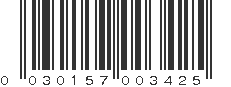 UPC 030157003425