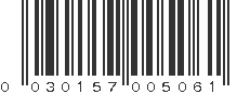 UPC 030157005061