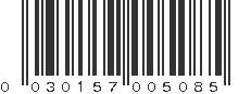 UPC 030157005085