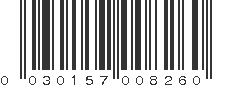 UPC 030157008260