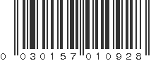 UPC 030157010928