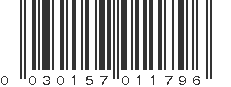 UPC 030157011796