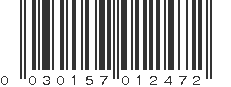 UPC 030157012472