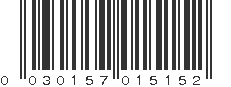 UPC 030157015152