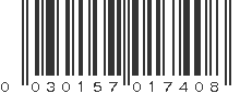 UPC 030157017408