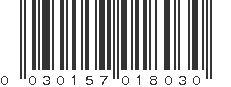 UPC 030157018030