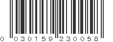 UPC 030159230058