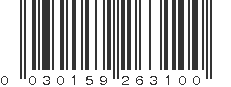 UPC 030159263100