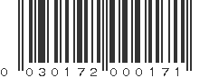 UPC 030172000171