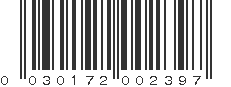 UPC 030172002397