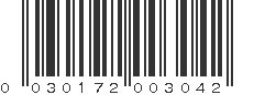 UPC 030172003042