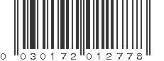 UPC 030172012778