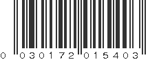 UPC 030172015403