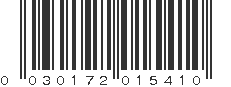 UPC 030172015410