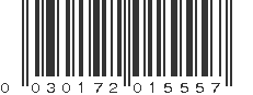 UPC 030172015557