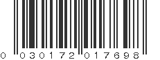 UPC 030172017698