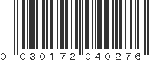 UPC 030172040276